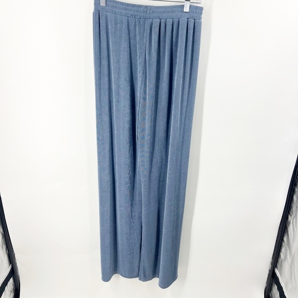 ✅ 12th Tribe Marietta Dusty Blue Trousers - M WIDE LEG - Picture 4 of 6